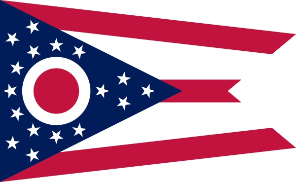 600x369 Free Ohio Flag Images Gif, Pdf, Png