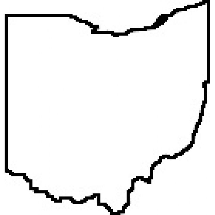 700x700 Ohio State Map Outline And Travel Information Download Free Ohio