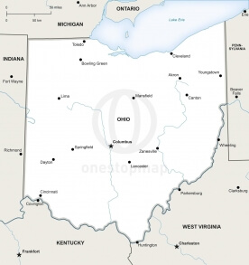 Ohio Outline Vector at Vectorified.com | Collection of Ohio Outline ...