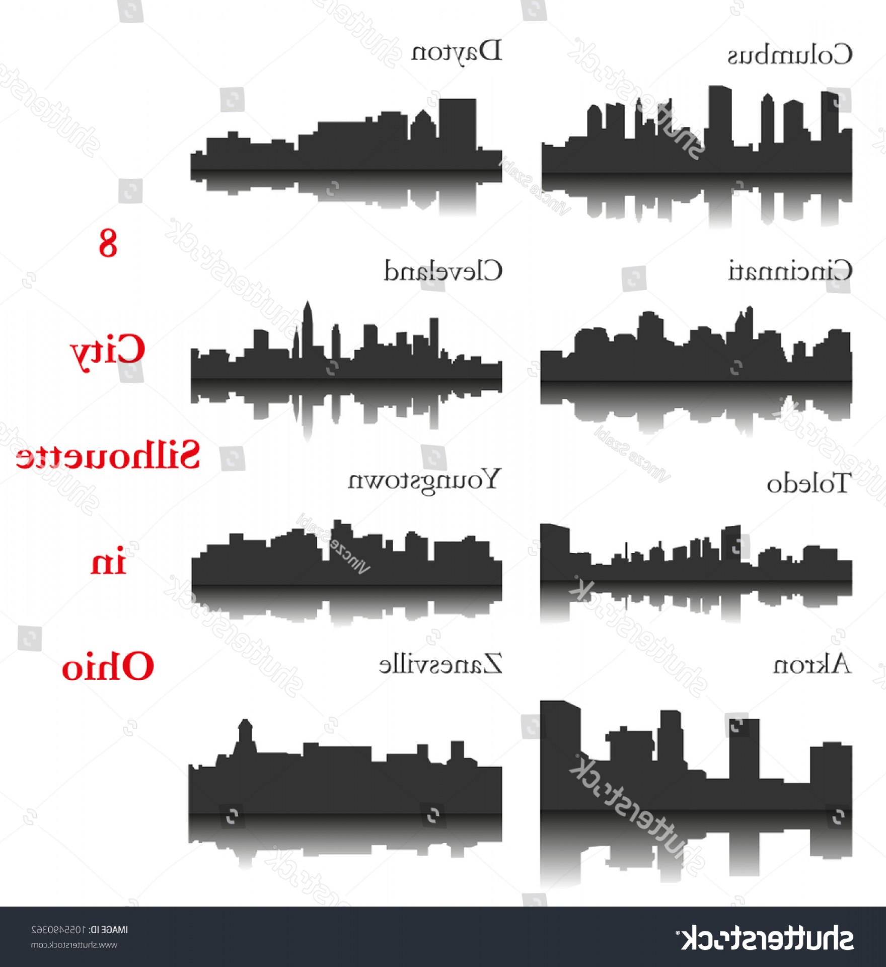 1760x1920 Set City Silhouette Ohio Columbus Handandbeak