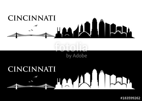 500x357 Cincinnati Skyline