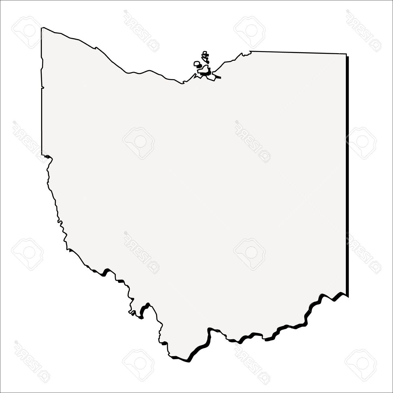 Ohio State Outline Vector at Vectorified.com | Collection of Ohio State ...