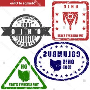 300x300 Vector Stamps Ohio State United States Catchsplace
