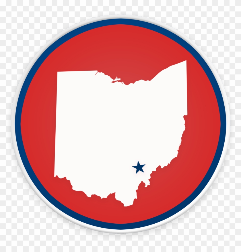 840x880 Vector Map Ohio