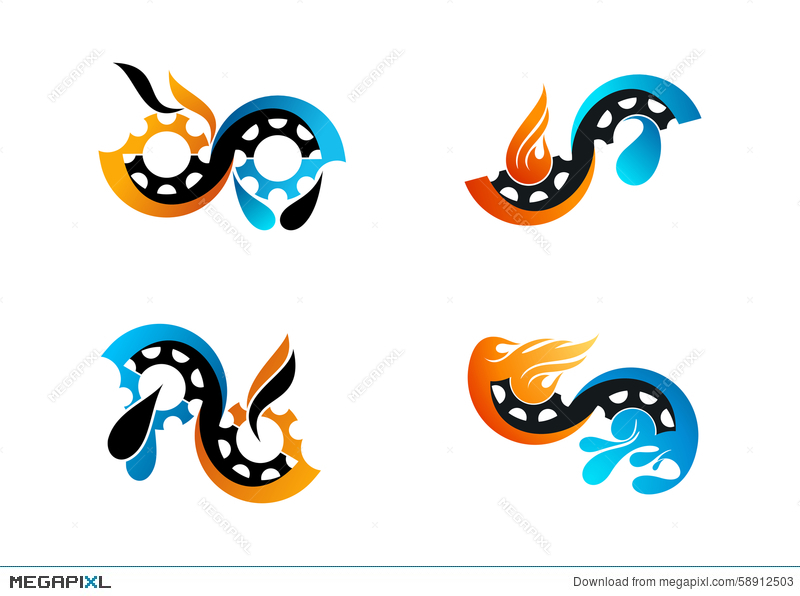 Oil Gas Logo, Gear Flame Water Symbol And Fuel Vector Concept 800x596 Oil Gas Logo, Gear Flame Water Symbol And Fuel Vector Concept