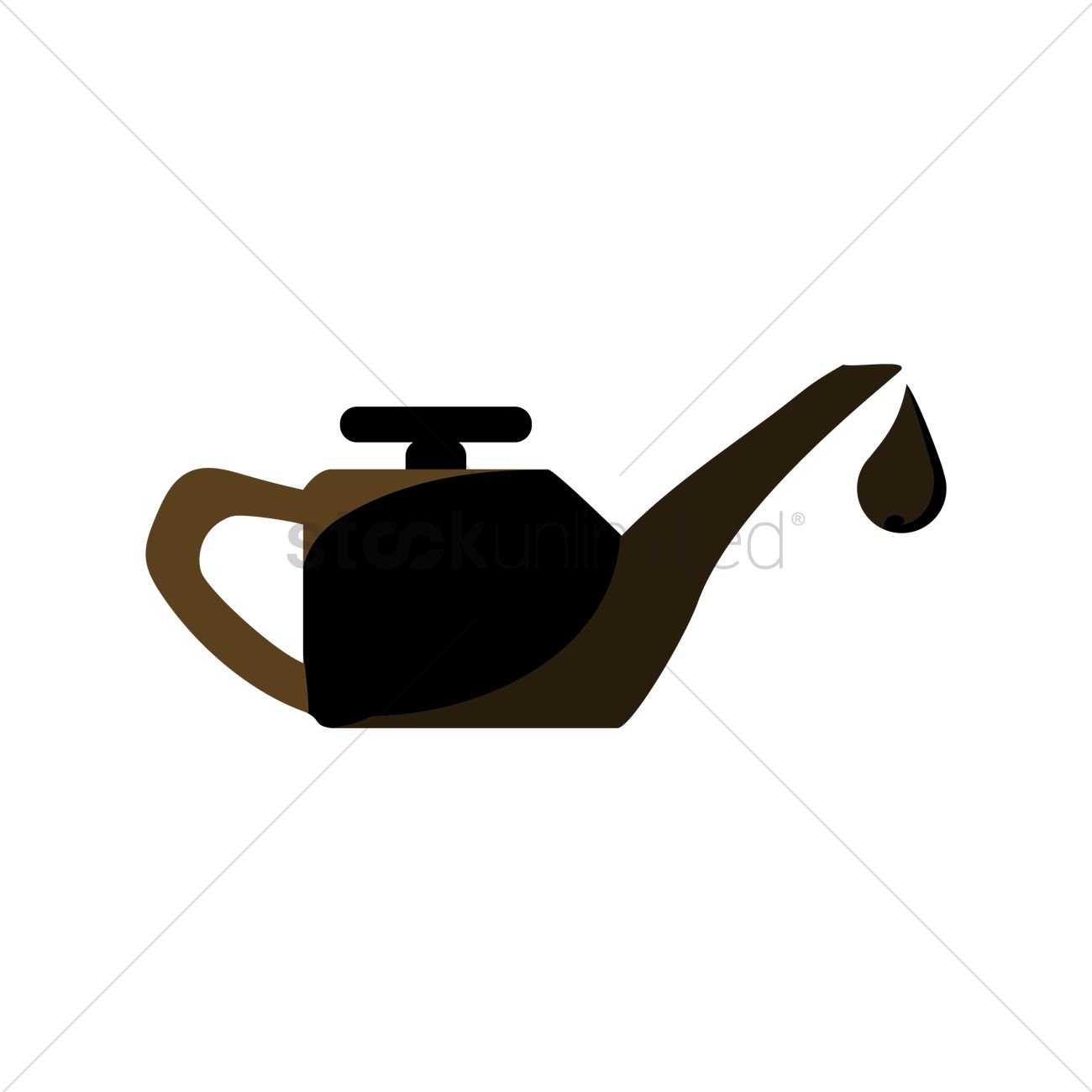 1300x1300 Oil Can Vector Image