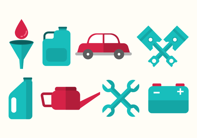 632x443 Free Oil Change And Car Mechanic Vector Free Vector Download
