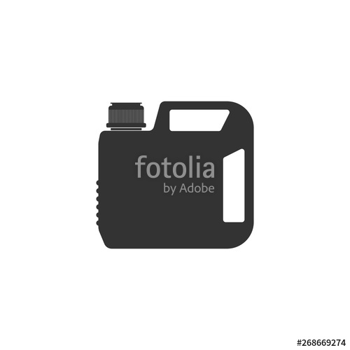 500x500 Plastic Canister For Motor Machine Oil Icon Isolated Oil Gallon