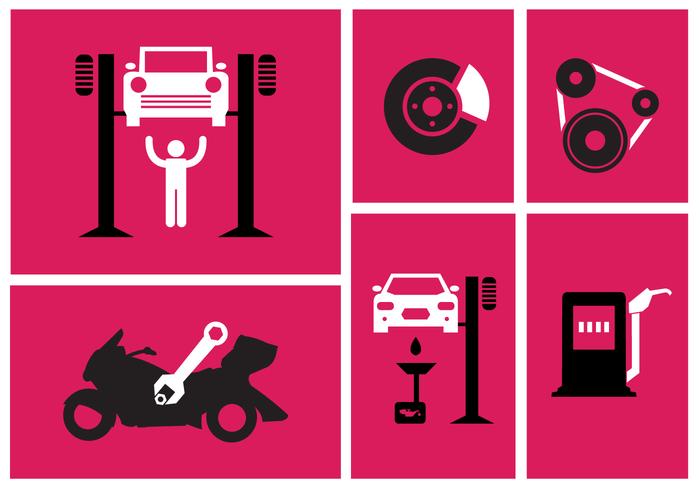 700x490 Vector Illustration Of Oil Change