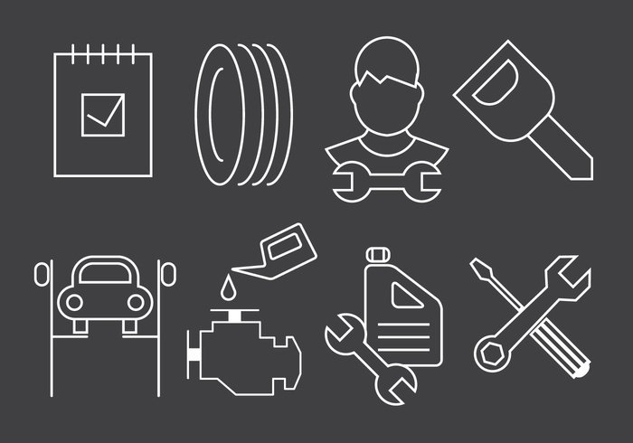 700x490 Vector Illustration Of Oil Change