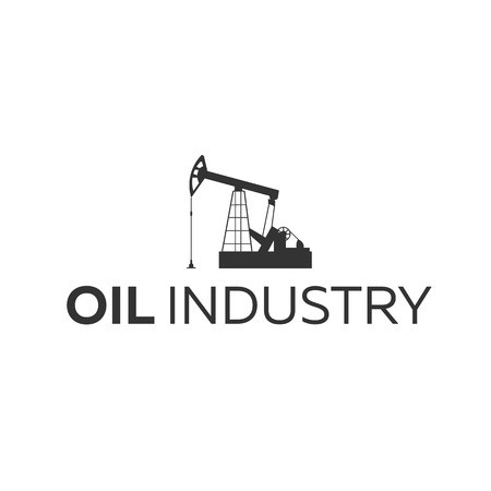 Oil Industry Logo Tower Oil Exploration Vector Flat Illustration 450x450 Oil Industry Logo Tower Oil Exploration Vector Flat Illustration