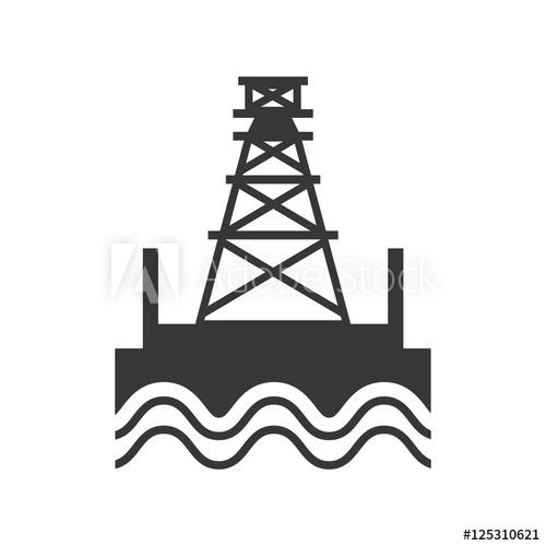 Tower Oil Exploration Industry Vector Illustration Design 500x500 Tower Oil Exploration Industry Vector Illustration Design