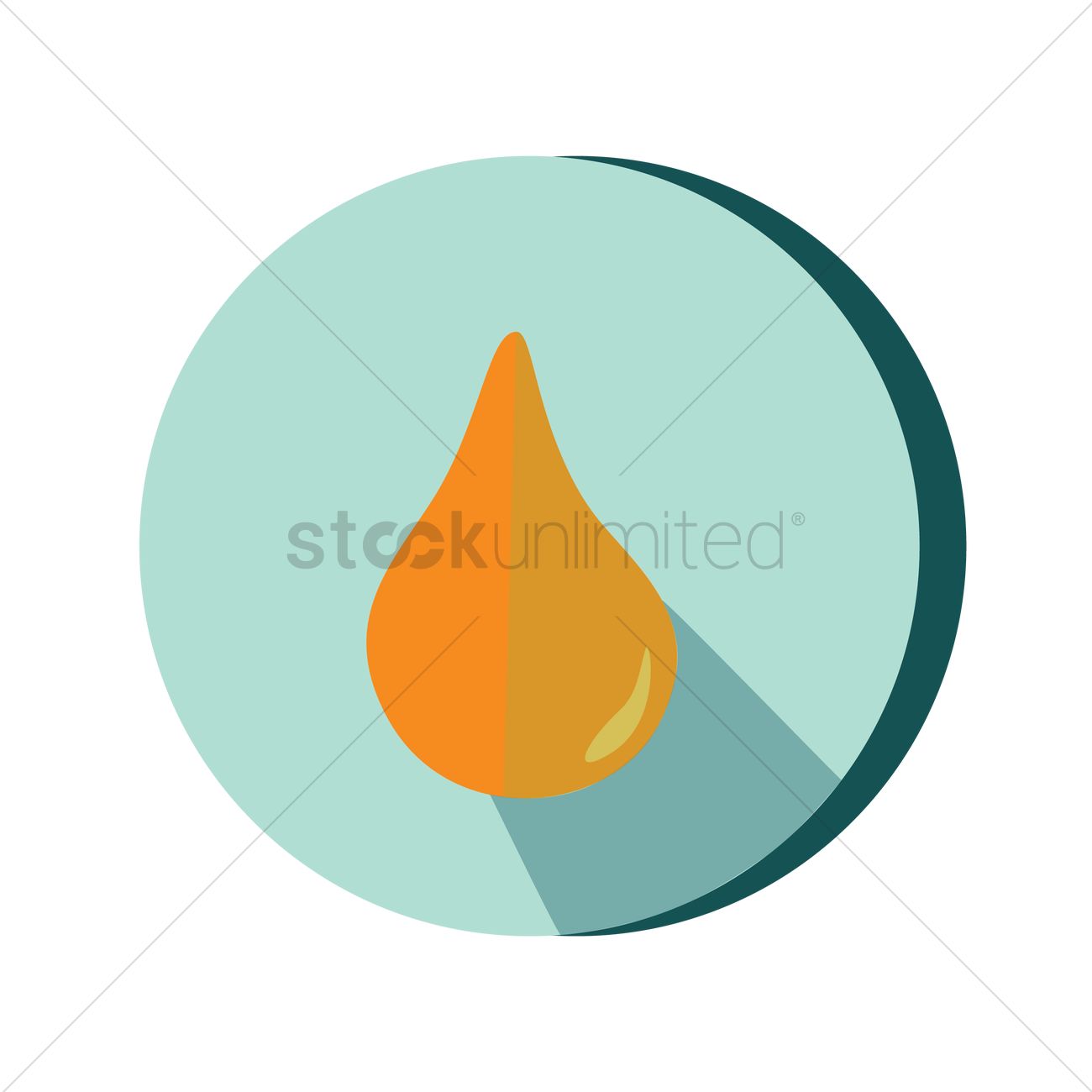 1300x1300 Oil Drop Vector Image