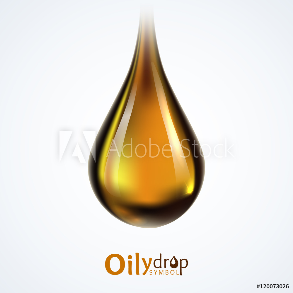 1000x1000 Photo Art Print Oil Drop, Vector Icon Europosters