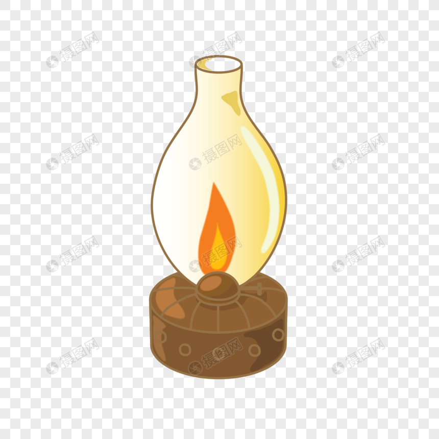 860x860 Household Products Light Bulbs Kerosene Lamps Vector Materials Png