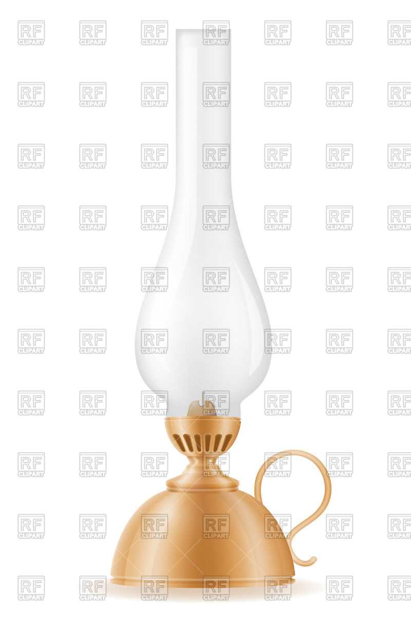 800x1200 Kerosene Lamp Vector Image Of Objects Konturvid