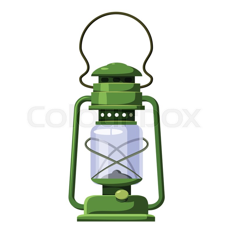 800x800 Kerosene Lamp Icon Cartoon Stock Vector Colourbox