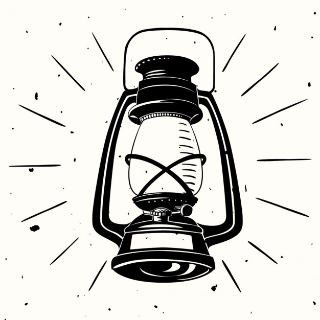 626x626 An Oil Lamp Hand Drawn Vector Free Download