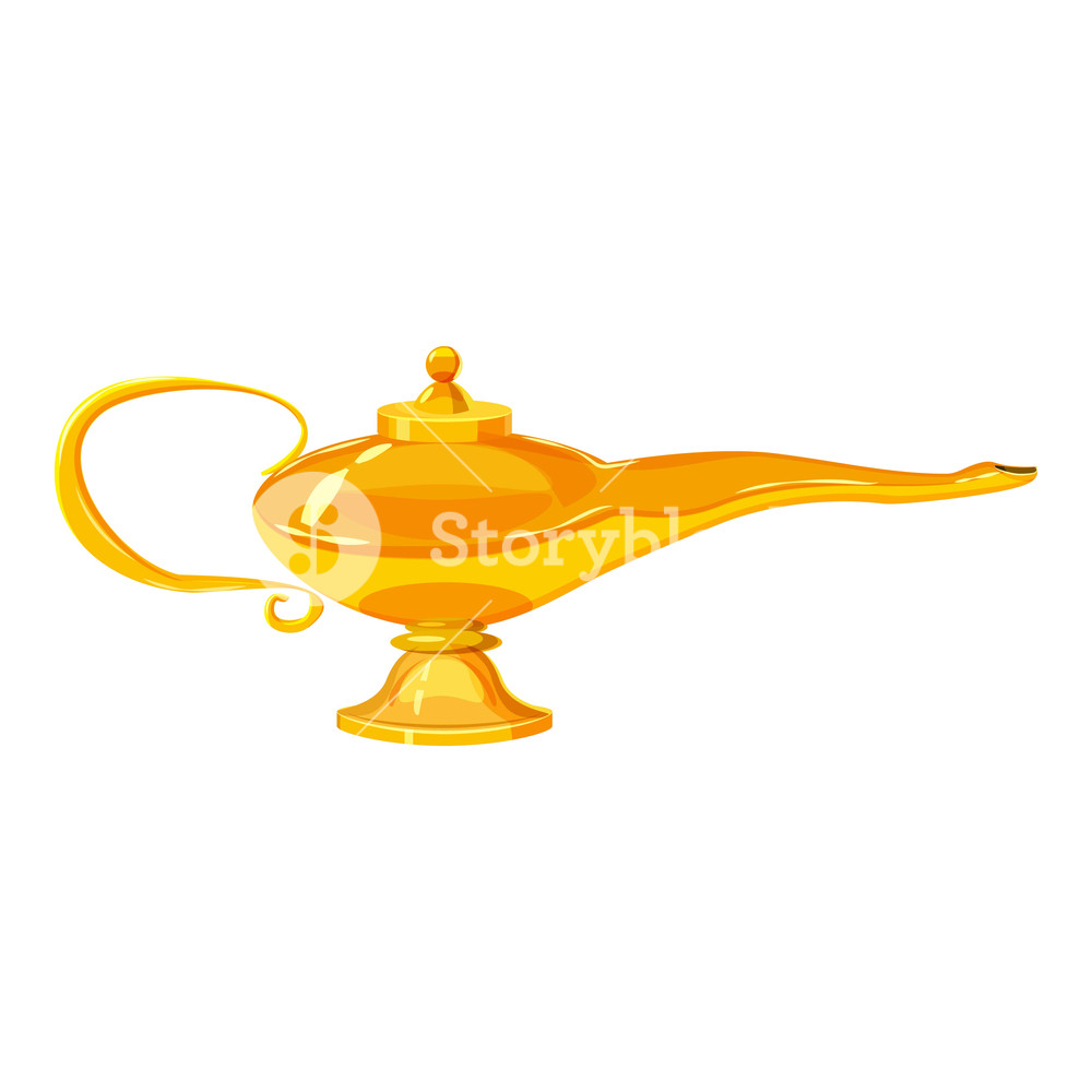 1000x1000 Middle East Oil Lamp Icon Cartoon Illustration Of Middle East Oil