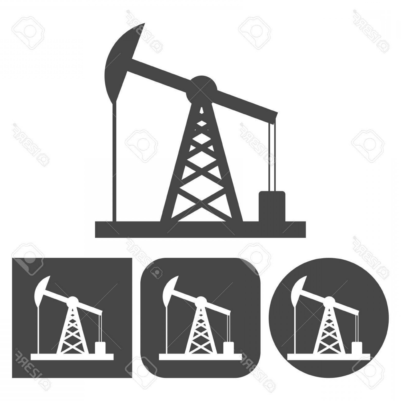 1560x1560 Oil Derrick Silhouette Vector Cultracing