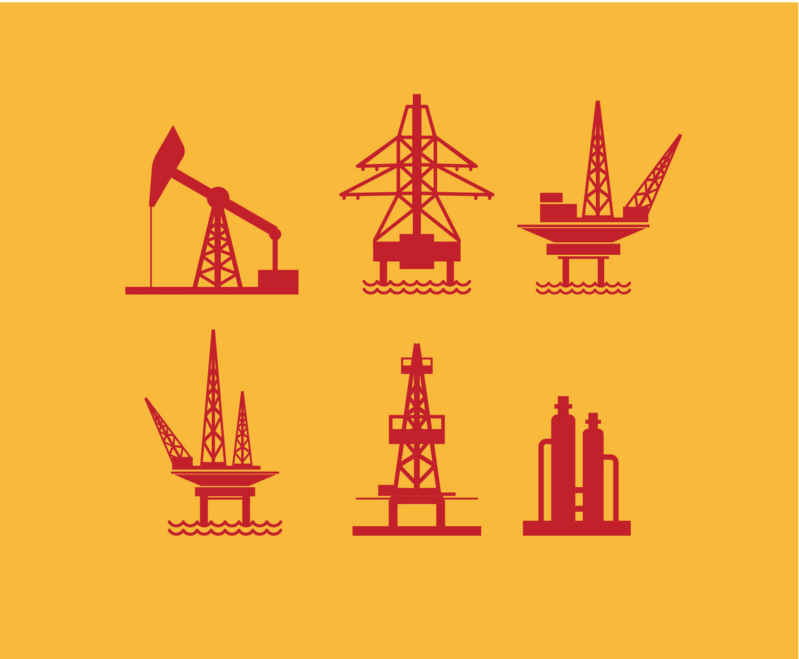 1136x936 Oil Drilling Vector Vector Art Graphics