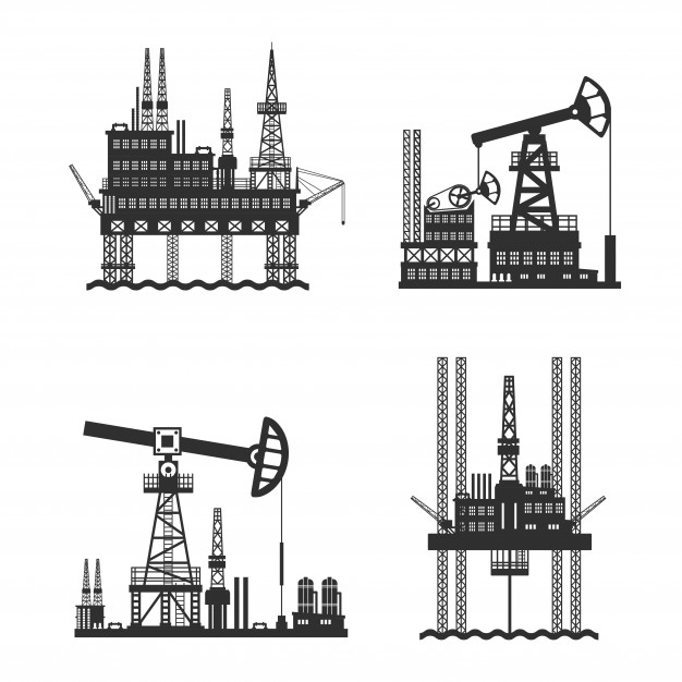 Oil Rig Vector at Vectorified.com | Collection of Oil Rig Vector free ...