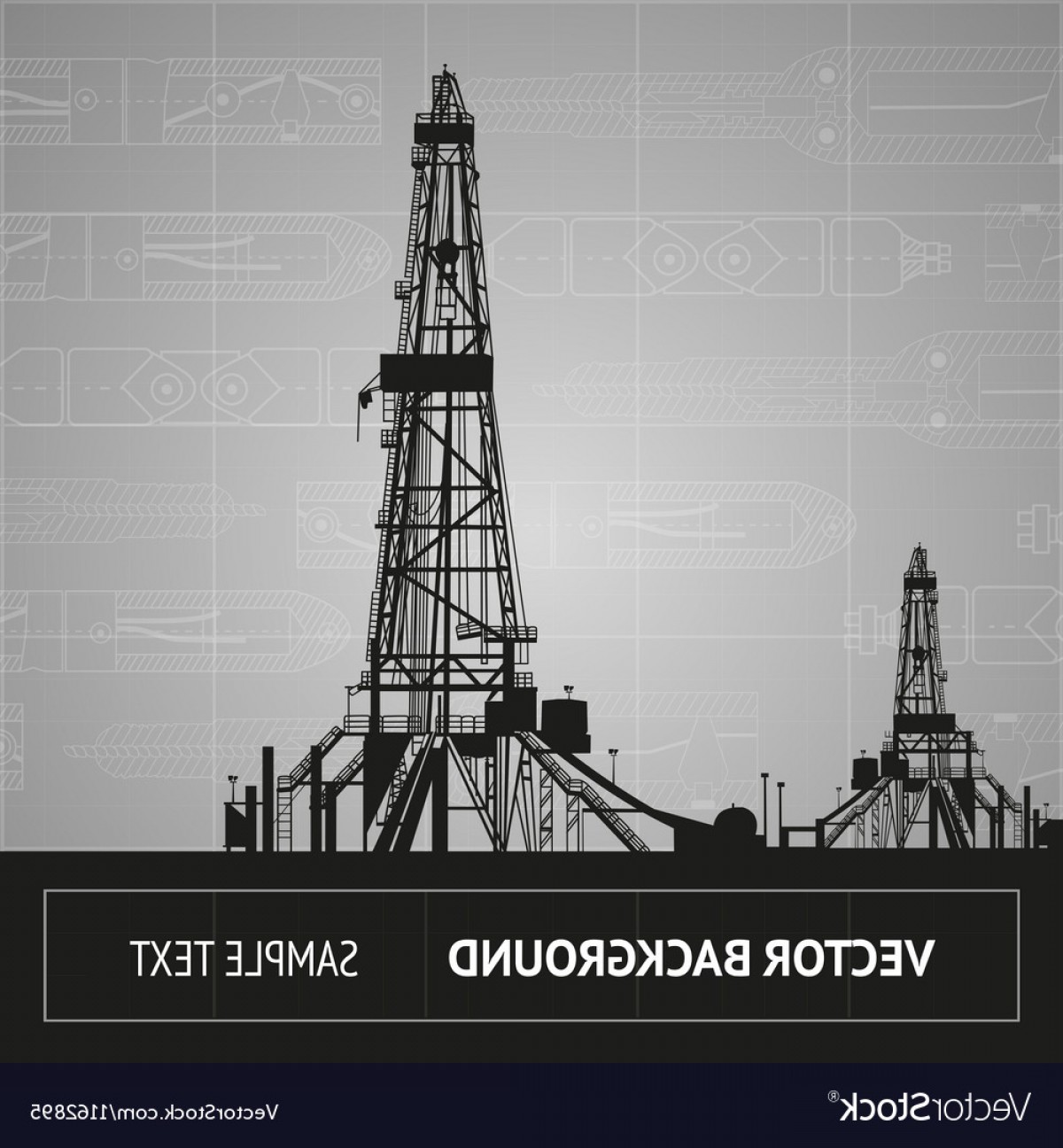 1200x1296 Sketch Of Oil Rig Vector Geekchicpro