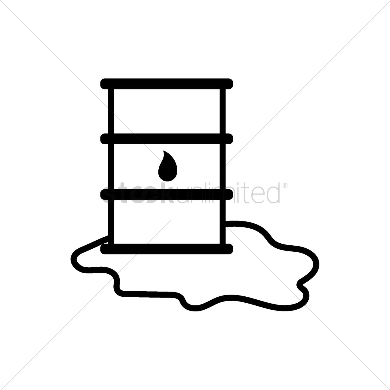 Oil Spill Vector Image 1300x1300 Oil Spill Vector Image