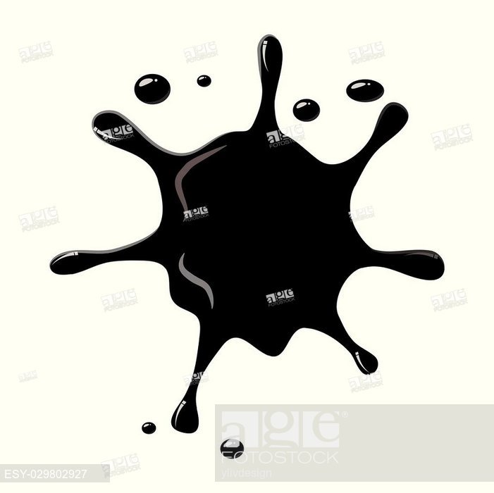 Oil Spill Splash And Drops Isolated On White Background, Stock 701x700 Oil Spill Splash And Drops Isolated On White Background, Stock