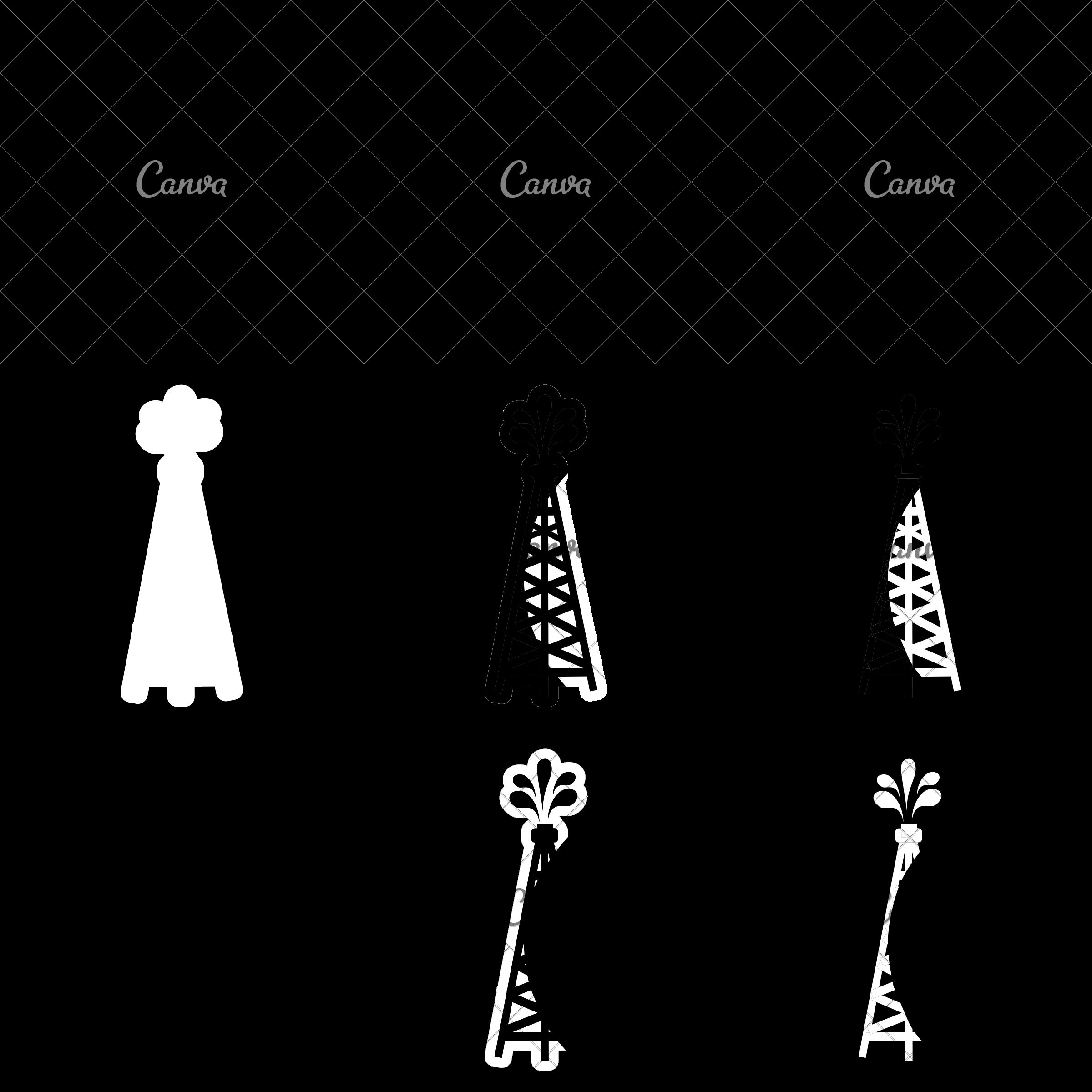 2400x2400 Oil Tower Vector