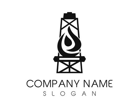 450x348 Oil Tower Company Logo Royalty Free Vector Graphics