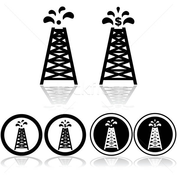 600x600 Oil Tower Vector Illustration Bruno Marsiaj
