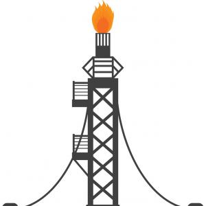 300x300 Tower Oil Exploration Industry Vector Catchsplace