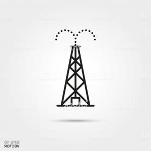 300x300 Oil Drilling Rig Vector Icon Gm Hoodamath