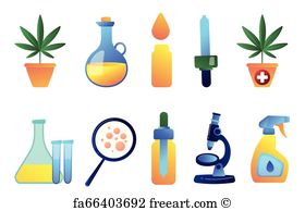 280x194 Free Art Print Of Cannabis Skeletal Cbd Formula Marijuana