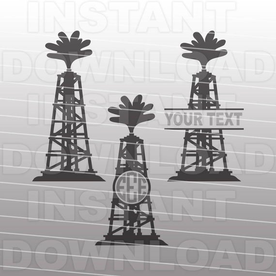 570x570 Oil Derrick Fileoilfield Svgpipeline Svgoil Well Etsy