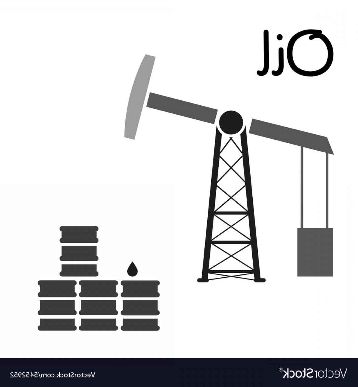 1200x1296 Oil Production And Oil Well And Barrels Symbol Vector Soidergi