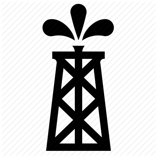 512x512 Oil Well Clipart