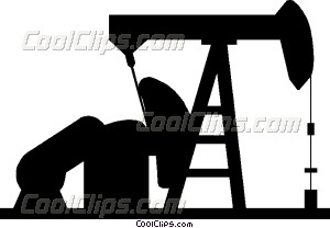 300x208 Oil Well Vector Clip Art