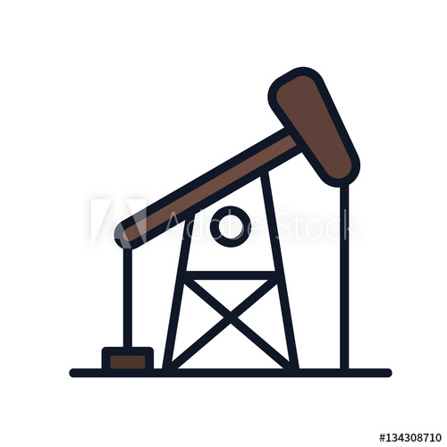 500x500 Oilfield Icon Illustration Isolated Vector Sign Symbol