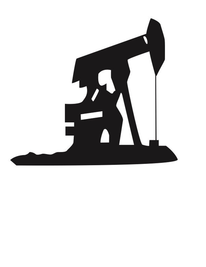 794x1028 Oilfield Oil Pump Vector Logo Etsy