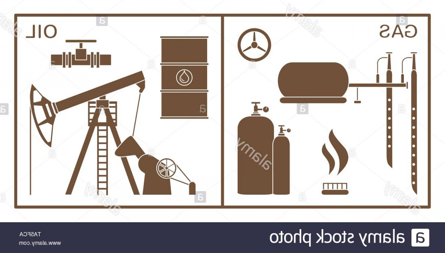 1560x888 Vector Illustration With Equipment For Oil And Gas Production Oil
