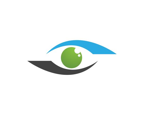 613x490 Ojo Cuidado Logotipo Y Plantilla Vector Iconos