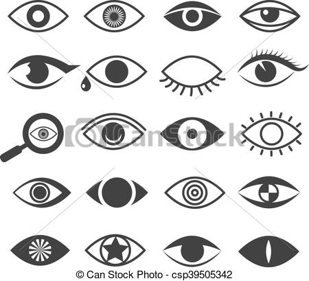 450x409 Ojos, Conjunto, Ojo, Iconos, Vector, Ojos, Ojo, Iconos