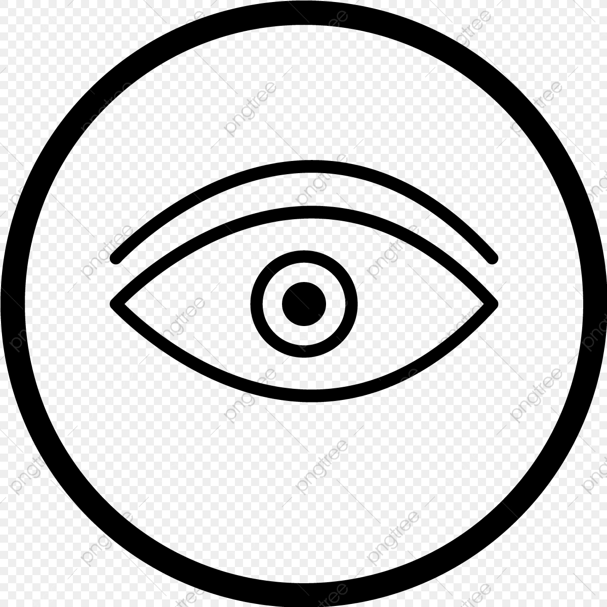 1199x1199 Vector Icono Del Ojo, Ojo, Encontrar Png Y Vector Para