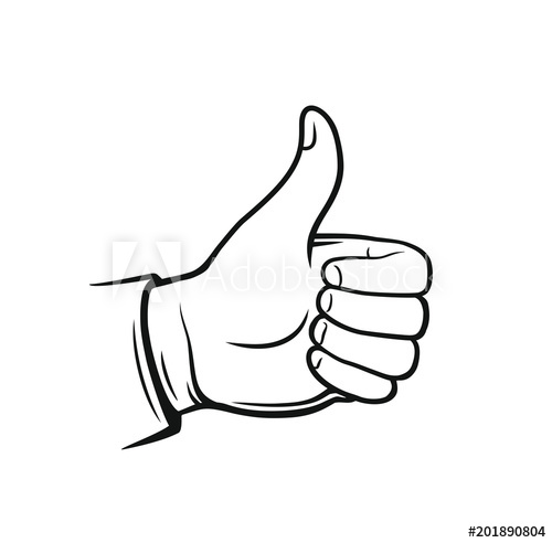 500x492 Ok Hand Vector