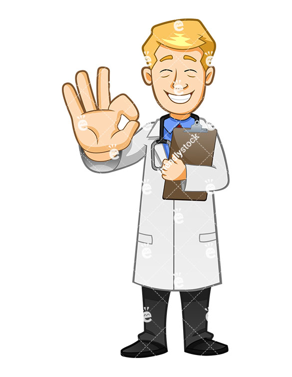 Doctor Making The A Ok Symbol With His Hand While Holding Medical 585x755 Doctor Making The A Ok Symbol With His Hand While Holding Medical