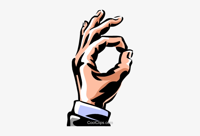 Hand Making The Ok Sign Royalty Free Vector Clip 820x560 Hand Making The Ok Sign Royalty Free Vector Clip