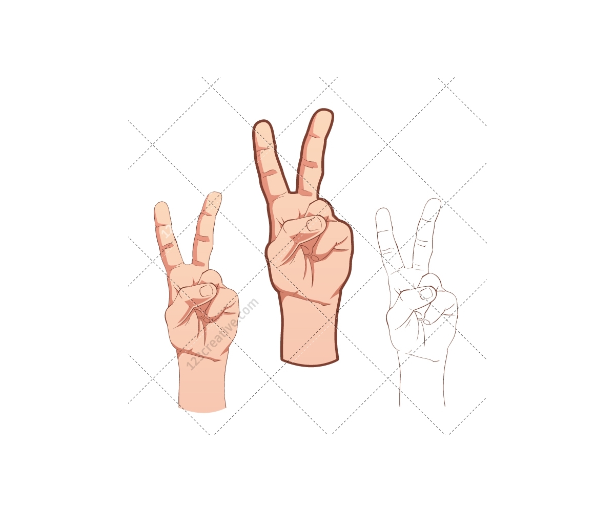 Hand Vector Pack 1200x1000 Hand Vector Pack