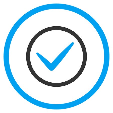 Ok Vector Icon Style Is Bicolor Flat Symbol, Blue And Gray Colors 450x450 Ok Vector Icon Style Is Bicolor Flat Symbol, Blue And Gray Colors